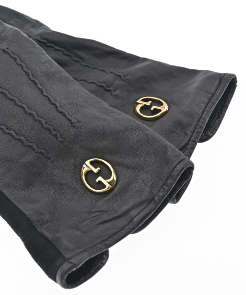 GUCCI（グッチ）手袋 黒 サイズ:7.5 レディース/2200669972092