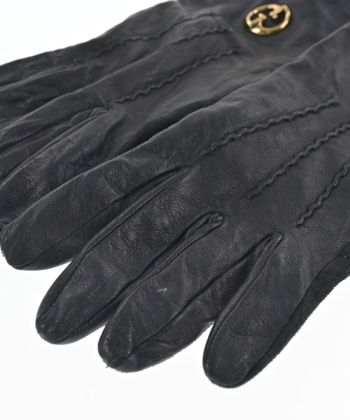 GUCCI（グッチ）手袋 黒 サイズ:7.5 レディース/2200669972092