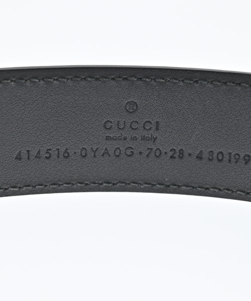 GUCCI（グッチ）ベルト 黒 サイズ:70 レディース/2200720130010