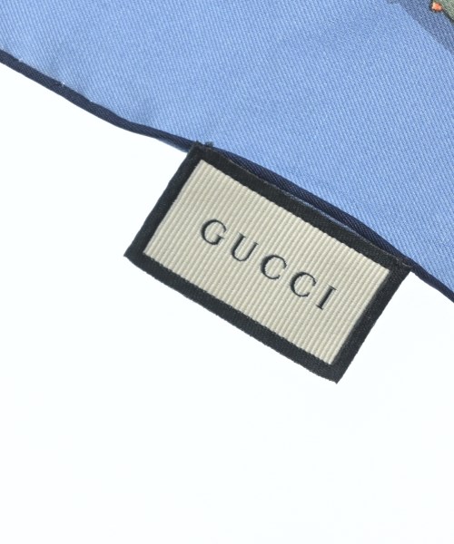GUCCI（グッチ）バンダナ・スカーフ 青 サイズ:- レディース/2200722084014