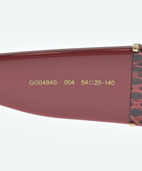 GUCCI（グッチ）サングラス 赤 サイズ:- レディース/2200724980093