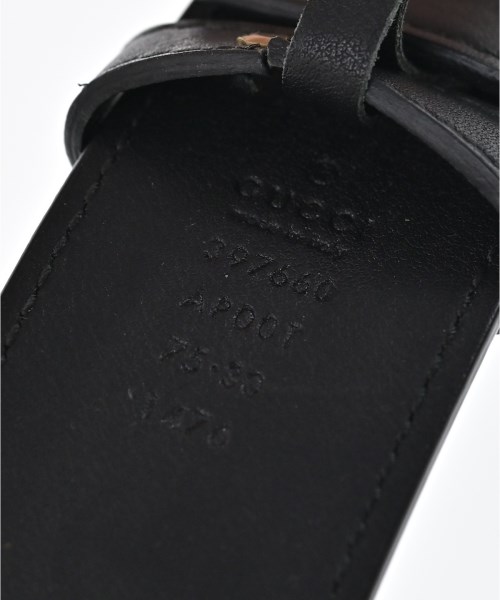 GUCCI（グッチ）ベルト 黒 サイズ:- レディース/2200725529178