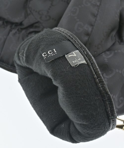 GUCCI（グッチ）手袋 黒 サイズ:- レディース/2200723240136