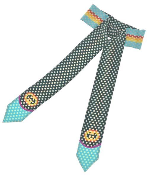 GUCCI（グッチ）バンダナ・スカーフ 青 サイズ:M レディース/2200724365029