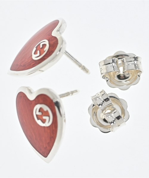 GUCCI（グッチ）ピアス 赤 サイズ:- レディース/2200679060475
