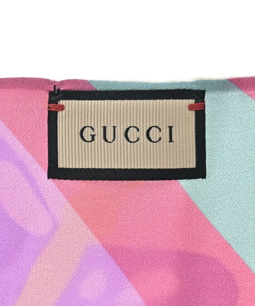 GUCCI（グッチ）バンダナ・スカーフ ピンク サイズ:- レディース/2200683639087