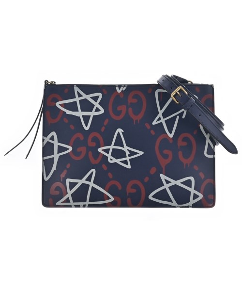 GUCCI(グッチ)クラッチバッグ 紺 サイズ:-/2200685030073