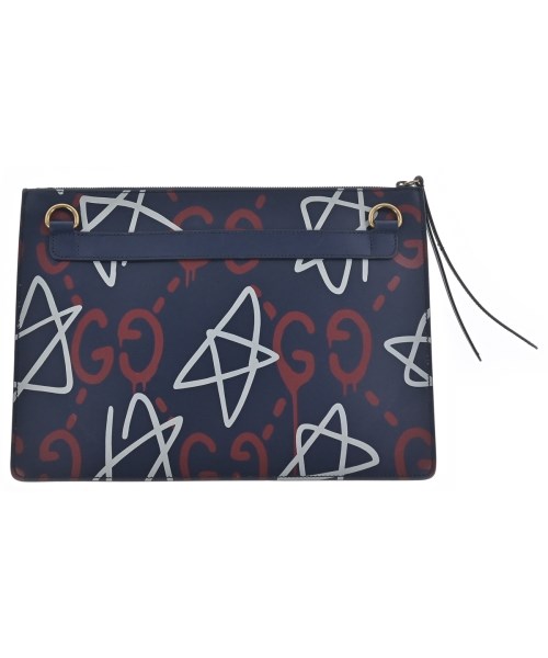 GUCCI（グッチ）クラッチバッグ 紺 サイズ:- レディース/2200685030073