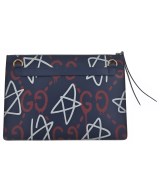 GUCCI（グッチ）クラッチバッグ 紺 サイズ:- レディース/2200685030073