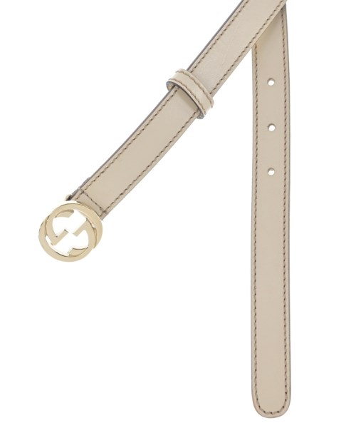 GUCCI（グッチ）ベルト 白 サイズ:85 レディース/2200686201038