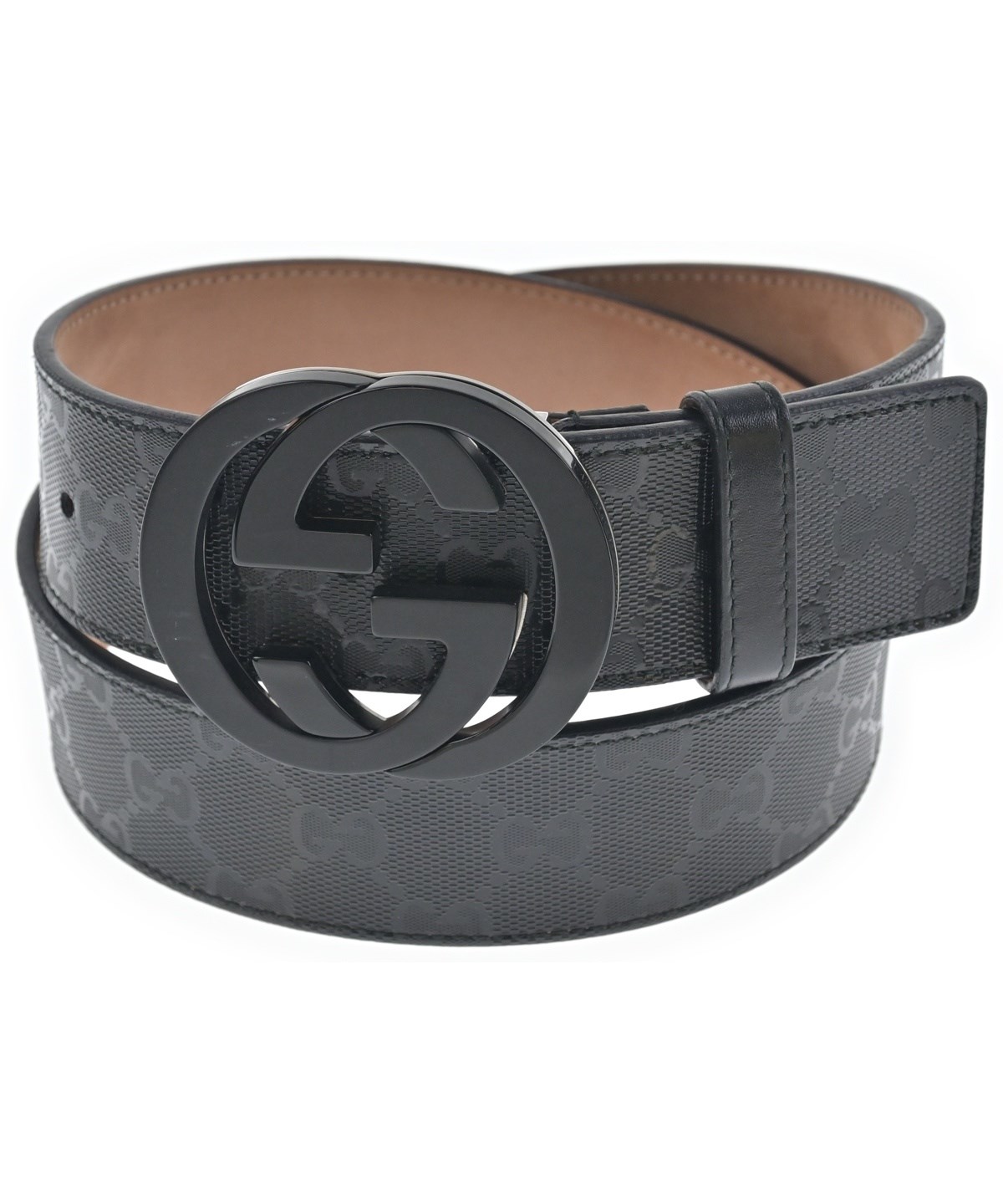 グッチのベルト 黒 GUCCI（グッチ）ベルト 黒 サイズ:80cm レディース/2200686201052