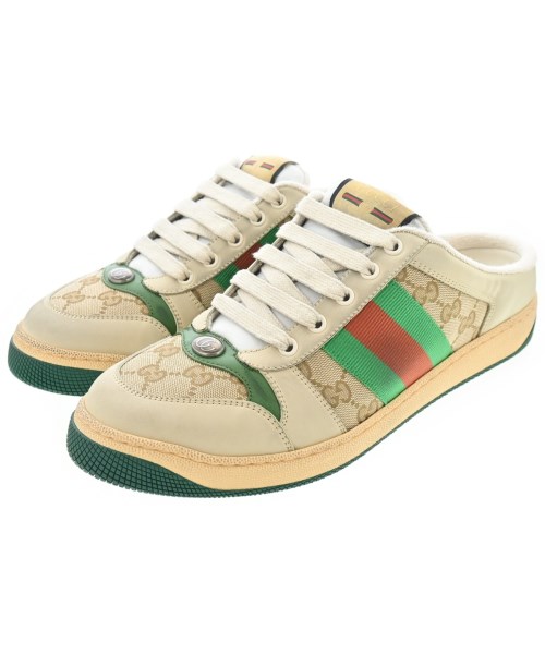 GUCCI(グッチ)スニーカー ベージュ サイズ:UK7(25.5cm位)/2200687994045