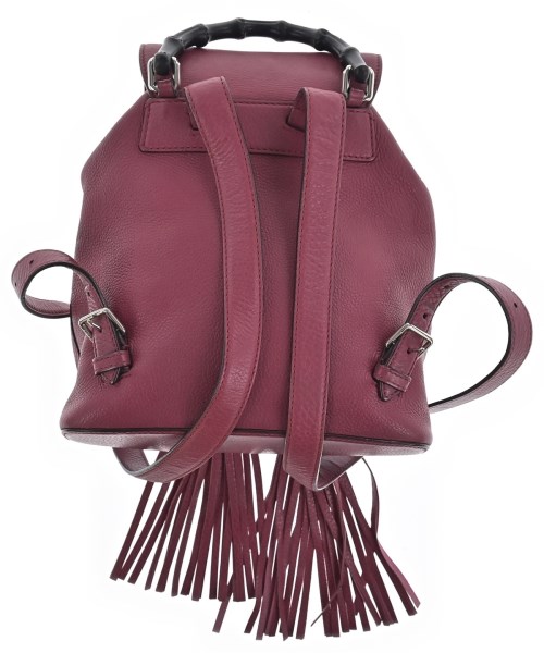 GUCCI（グッチ）バックパック・リュック 赤 サイズ:- レディース/2200688688080