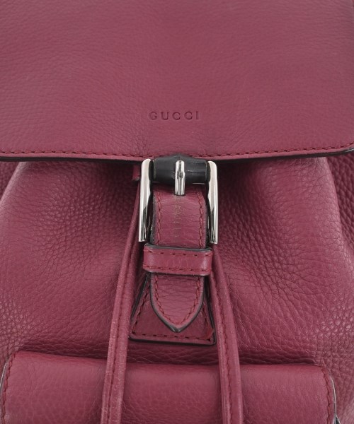 GUCCI（グッチ）バックパック・リュック 赤 サイズ:- レディース/2200688688080