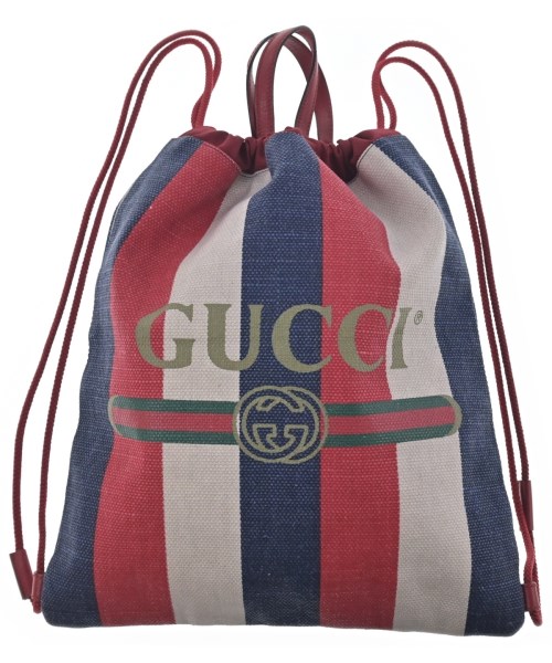 GUCCI（グッチ）バックパック・リュック 赤 サイズ:- レディース/2200688689704