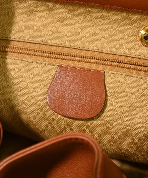 GUCCI（グッチ）バックパック・リュック 茶 サイズ:- レディース/2200688824549