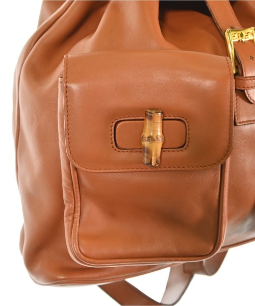 GUCCI（グッチ）バックパック・リュック 茶 サイズ:- レディース/2200688824549