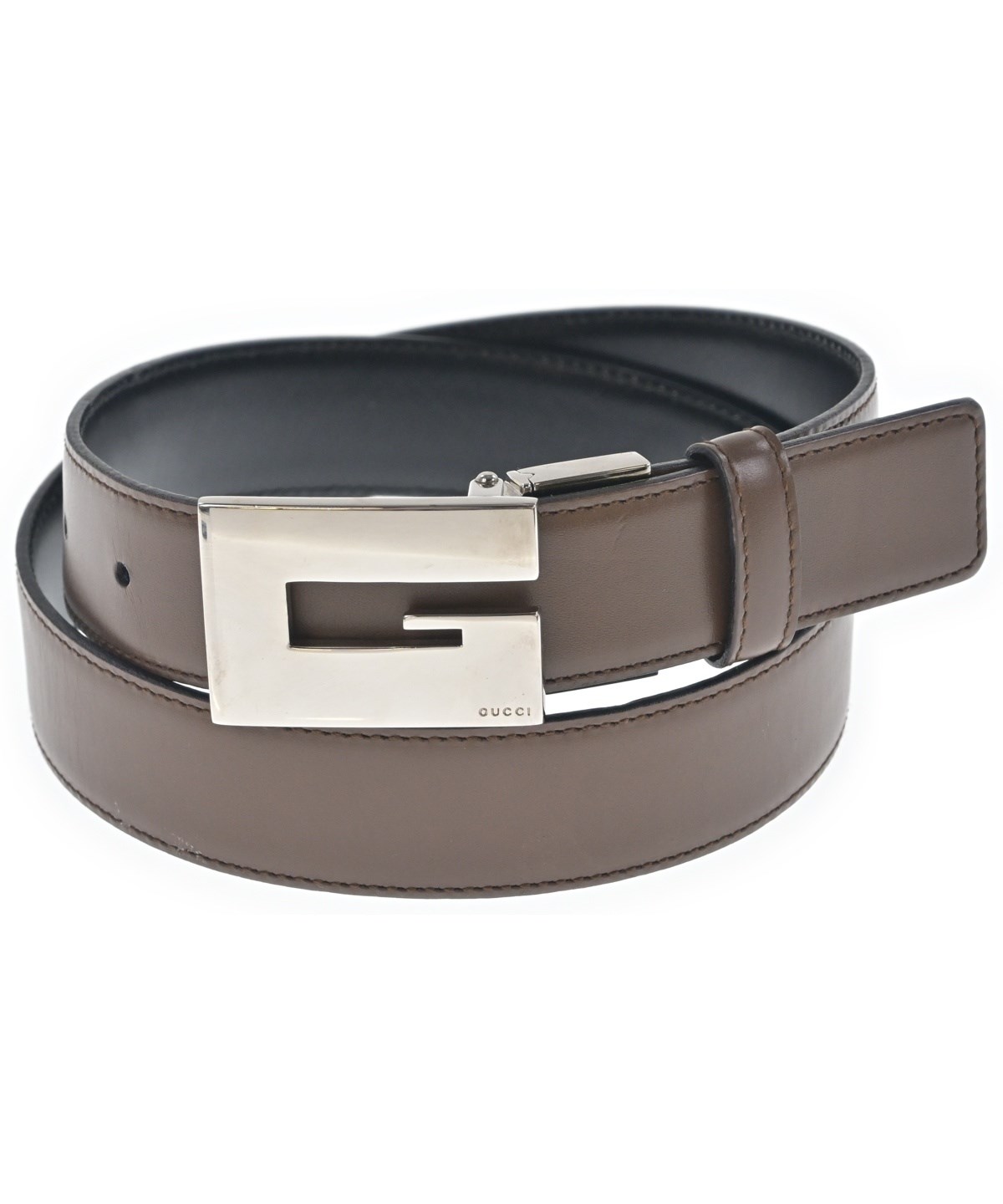 GUCCI（グッチ）ベルト 茶 サイズ:80 レディース/2200689392092