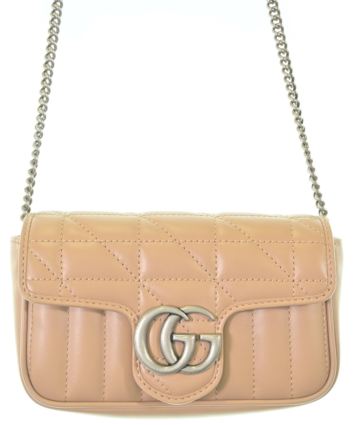 Gucci ショルダーバッグ ベージュ GUCCI（グッチ）ショルダーバッグ ベージュ サイズ:- レディース