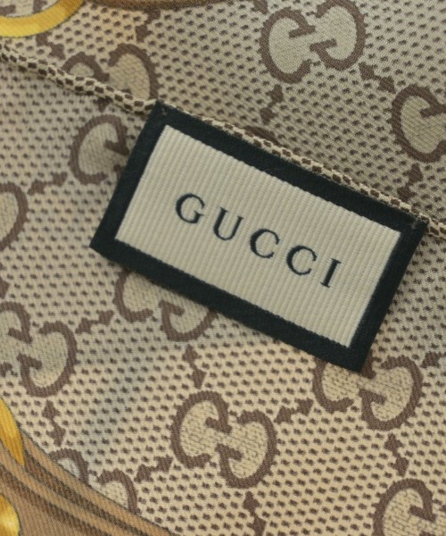 GUCCI（グッチ）バンダナ・スカーフ 茶 サイズ:- レディース/2200692632147