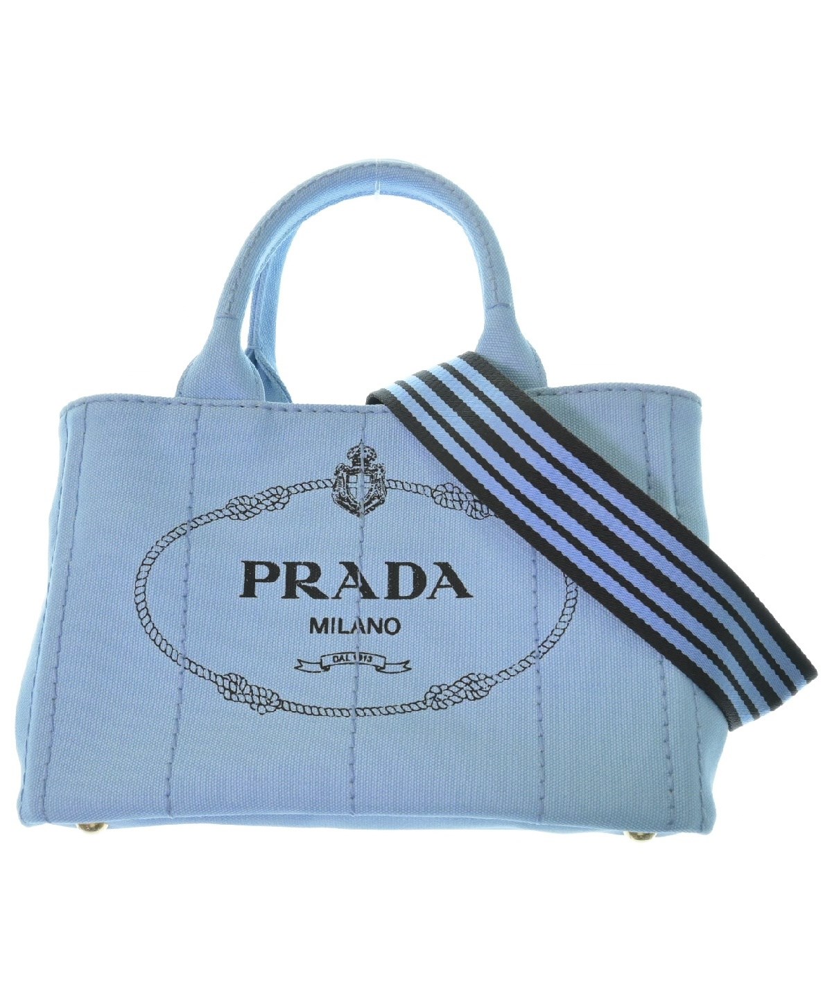 PRADA 船デザイン ハンドバッグ 青 プラダ VIT.DAINO SOFT ハンドバッグ / トートバッグ (PRADA