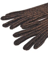 PRADA（プラダ）手袋 茶 サイズ:M レディース/2200620404020