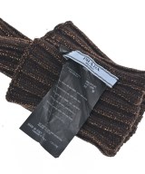 PRADA（プラダ）手袋 茶 サイズ:M レディース/2200620404020