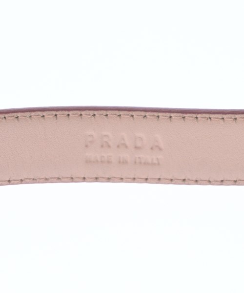 PRADA（プラダ）ベルト 赤 サイズ:85 レディース/2200636399075