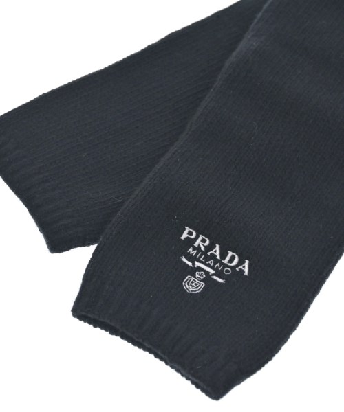 PRADA（プラダ）手袋 黒 サイズ:L レディース/2200637603133