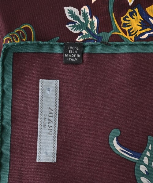 PRADA（プラダ）バンダナ・スカーフ 赤 サイズ:- レディース/2200637669078