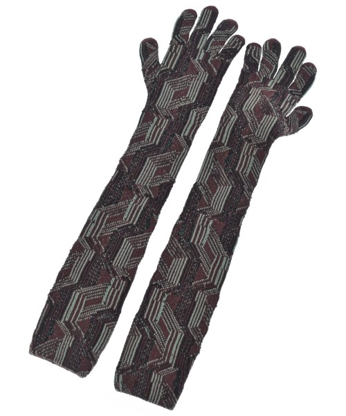 PRADA（プラダ）手袋 赤 サイズ:L レディース/2200640638030