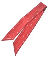 PRADA（プラダ）バンダナ・スカーフ 赤 サイズ:- レディース/2200642006103