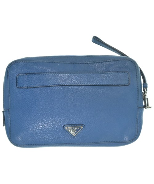 PRADA（プラダ）クラッチバッグ 青 サイズ:- レディース/2200642112033