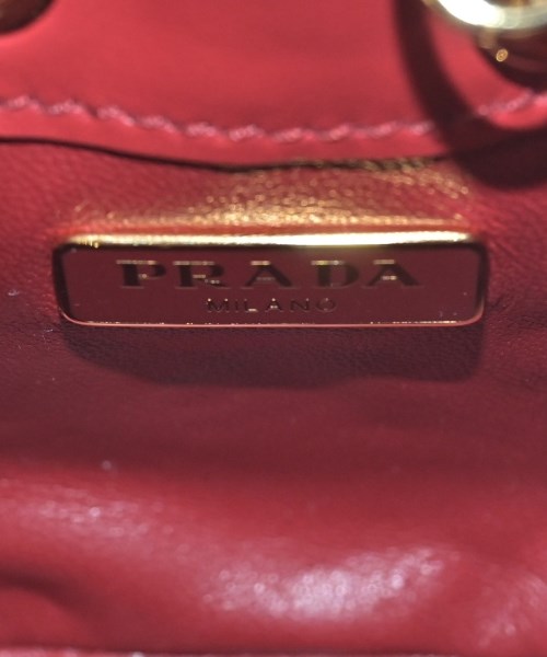 PRADA（プラダ）ポーチ 赤 サイズ:- レディース/2200641544231
