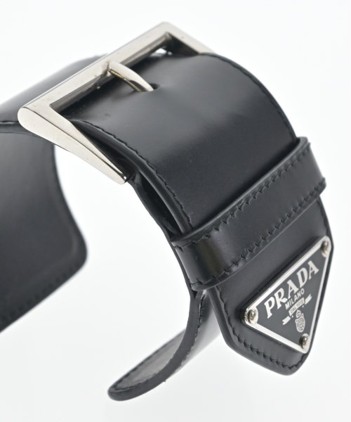 PRADA（プラダ）ブレスレット・バングル 黒 サイズ:- レディース/2200643609266