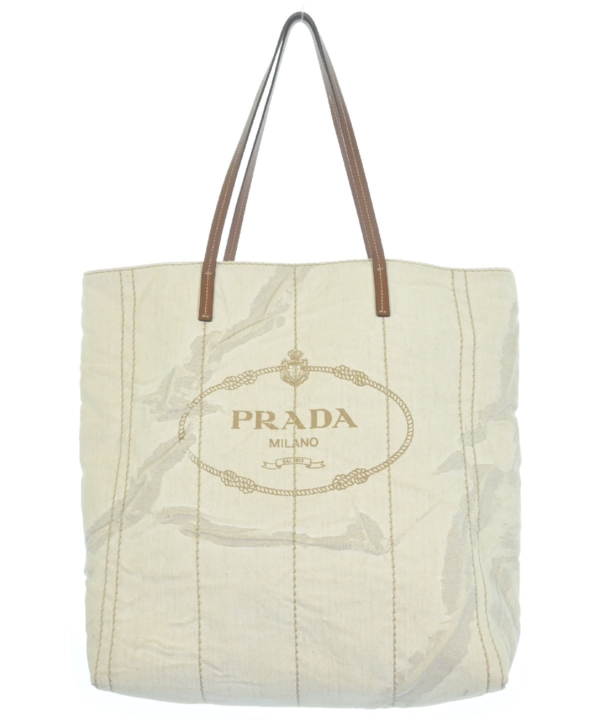 PRADA（プラダ）トートバッグ 白 サイズ:- レディース