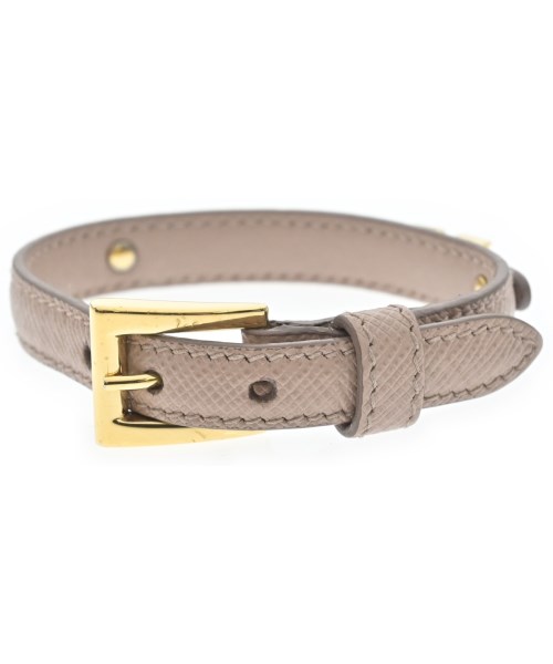 PRADA（プラダ）ブレスレット・バングル ベージュ サイズ:- レディース/2200598660121