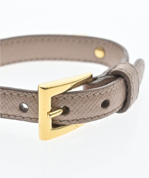 PRADA（プラダ）ブレスレット・バングル ベージュ サイズ:- レディース/2200598660121