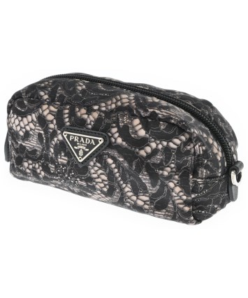 2ACM005 PRADA プラダ ポーチ ギャランティ付き 中古 現状品 PRADA（プラダ）ポーチ 黒 サイズ:- レディース/2200586361016