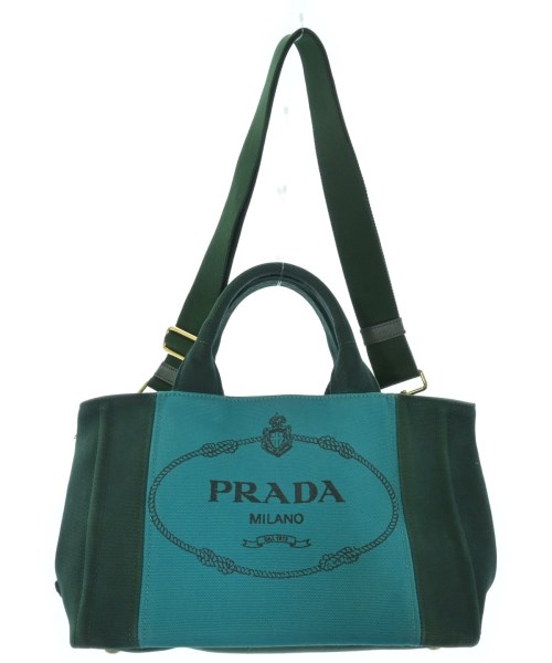 PRADA（プラダ）トートバッグ 緑 サイズ:- レディース/2200621411805