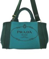 PRADA（プラダ）トートバッグ 緑 サイズ:- レディース/2200621411805