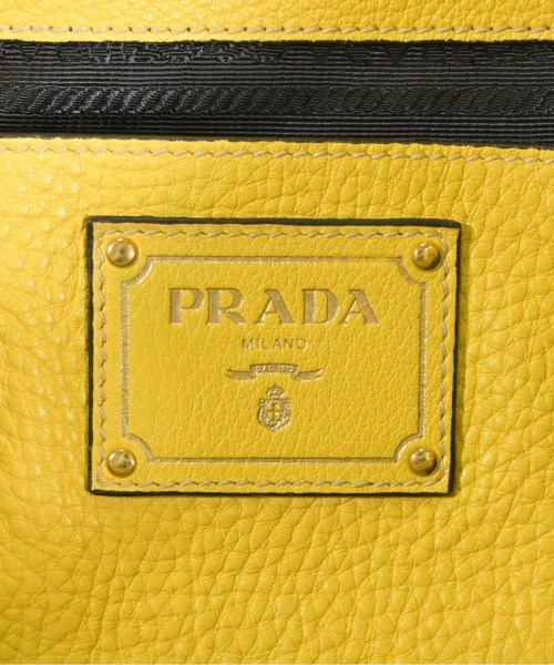 PRADA（プラダ）トートバッグ 黄 サイズ:- レディース/2200622974057