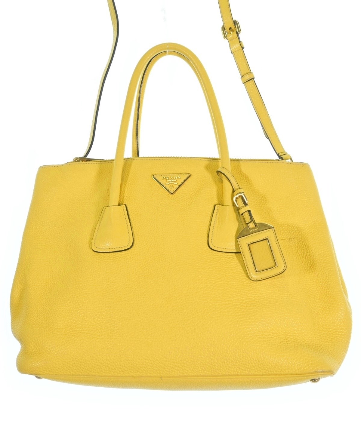 PRADA（プラダ）トートバッグ 黄 サイズ:- レディース/2200622974057