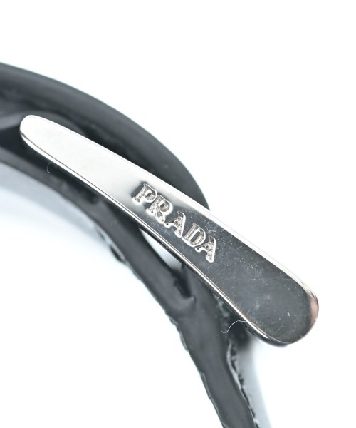 PRADA（プラダ）ブレスレット・バングル 黒 サイズ:- レディース/2200628584083
