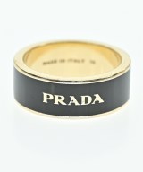 PRADA（プラダ）リング 黒 サイズ:18 レディース/2200629484016