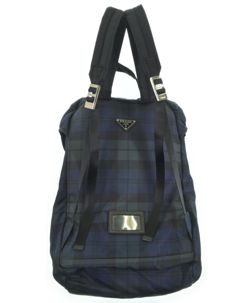PRADA（プラダ）バックパック・リュック 紺 サイズ:- レディース/2200630426067