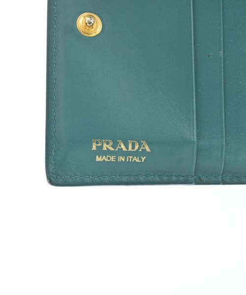 PRADA（プラダ）財布・コインケース 緑 サイズ:- レディース/2200633032135