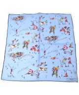 PRADA（プラダ）バンダナ・スカーフ 青 サイズ:- レディース/2200634161049