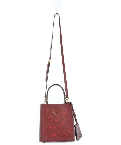 PRADA（プラダ）ハンドバッグ 赤 サイズ:- レディース/2200607856569