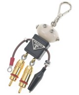 PRADA（プラダ）チャーム 白 サイズ:- レディース/2200611783011